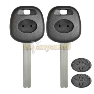 China Toyota /Lexus Transponder key shell Toy40 Brass Blade With Logo wholesale
