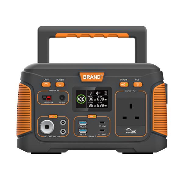 300W Outdoor Portable Battery Station Picnic Mobile Power Supply 12V Power