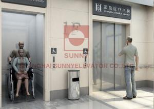 China 1.75m/S Speed Medical Bed Elevator Lift 1600kg Load 1500mm Pit High Performance wholesale