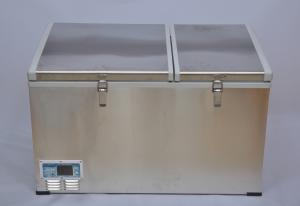China 95L HOT SALE Outdoor E car freezer/camping refrigerator 4x4 trailer BD/C-95ACDC Dual zone AC:110~240V60/50Hz wholesale