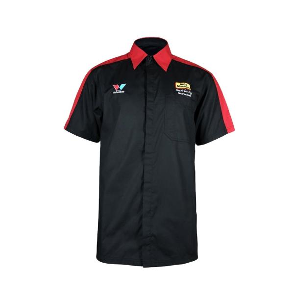 Polyester Men's Casual Polo Shirt Custom Logo Design for Team Sports and