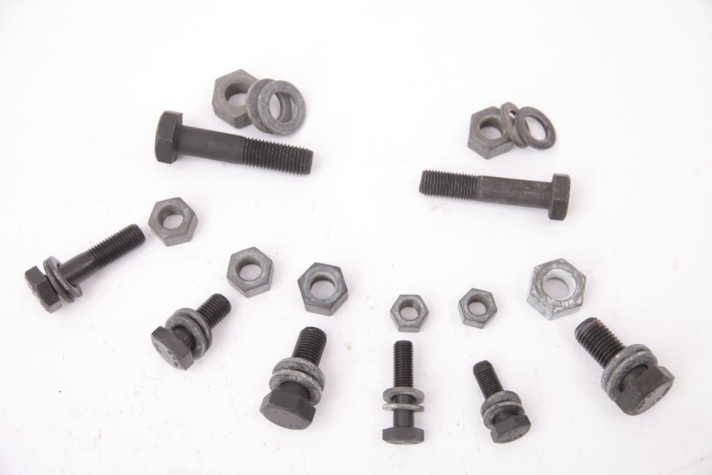 DIN933/931 Hexagon bolts with nuts and washers Grade 4.8/6.8/8.8/10.9 10mm-300mm