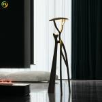 LED Nordic Triangle Floor Lamp FRP Iron For Hotel