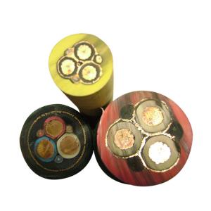 China Crosslinking 1000V Yellow Reeling Mining Rubber Cable wholesale