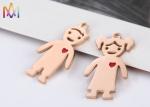 OEM Steel Color Figure Shape Engraving Charm Pendant
