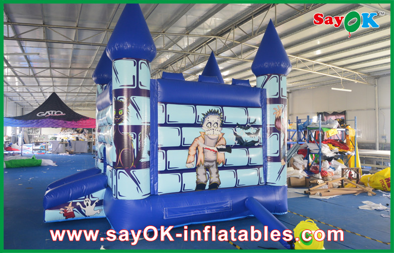 Durable PVC Inflatable Bounce Castle House Funny Halloween Pumpkin For Kids Bounce House Rentals