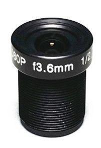 China 3.6mm 1080P M12 Lens, high resolution camera lens wholesale