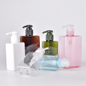 China Empty Plastic Hand Soap Pump Bottles 280ml 9.4oz Petg Dispensers Bath Manual Press Cyclic wholesale