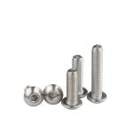 Button Head DIN 7380 SS304 A2-70 Stainless Steel Hex Socket Machine Screw