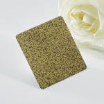 Customized Stainless Steel Sheet Antique Brass Speckle Finish For Art Decoration