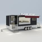 Conveniently Equipped Mobile House Cottage Food Snack Tow Trailer with Toilet