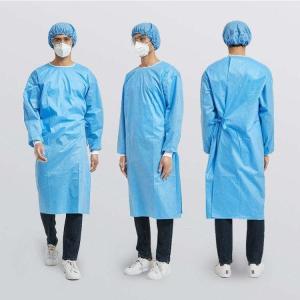 China Level 2 Disposable Surgical Gown ISO 13485 Block Blood Penetration wholesale