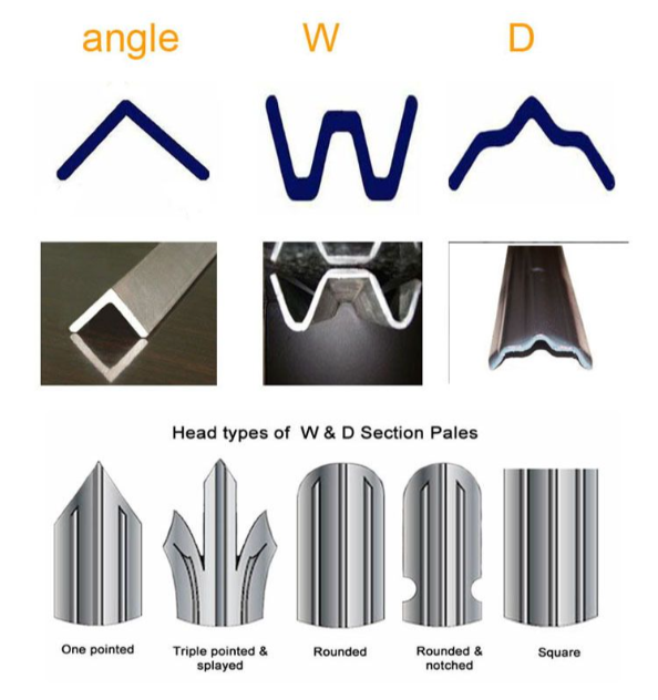 Export Steel Palisade Fence System For Efficient Packing And Bulk Shipment