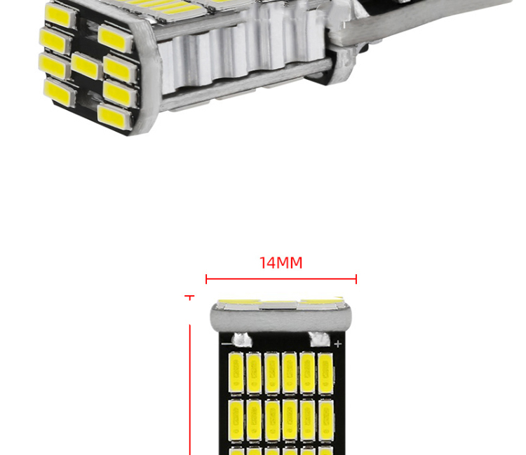 Universal Car Led Tail Light And Turn Signal bulbT15 4014 45smd 12-24V