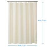 High Quality Water Repellent Shower Liner for Bathroom Long Shower Curtain Made