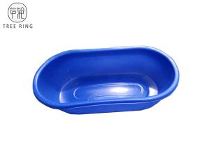 China Heavy Duty Oval Shape Poly Tubs Tanks With Flat Bottom Roto Molding Round End Stock wholesale