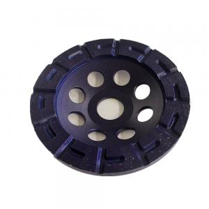 China 180mm Segmented Diamond Cup Wheel 7 Inch Diamond Grinding Wheel For Granite Tile wholesale