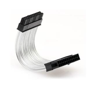China Custom 24Pin ATX maleto Male PSU Power Extension cable neon light cable 18AWG wholesale