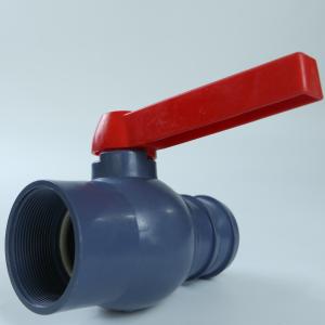 China Inner Thread PVC Double Union Ball Valve Monofilament Water Saving wholesale