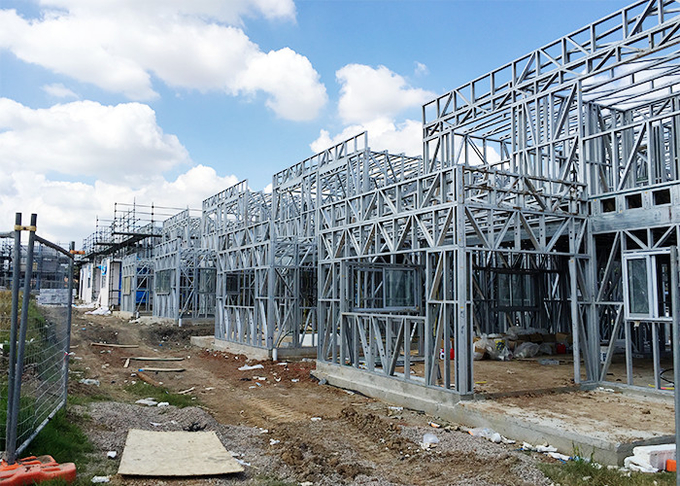 Modern Prefabricated Villa / Prefabricated Light Steel Frame House Building
