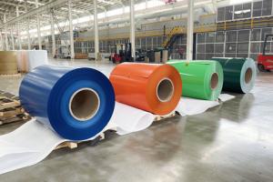 China A3105 H16 Aluminium Colour Coated Coils PPAL Coil 0.68x1220mm wholesale