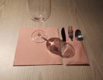 Color Pink Large Size Western Restaurant Napkins 40cmx40cm Party Napkins