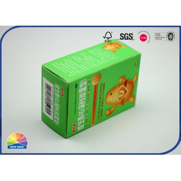 Convenience Packaging Folding Carton Box With 350gsm Duplex Board Grey Back