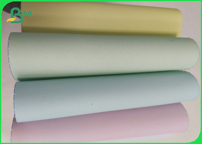 High Quality Carbonless Copy Paper 55gsm Large Sheet Canary White Red Color