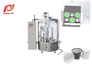 China Rotary biodegradable K Cup pod Coffee Capsule 60pcs/Min Filler Sealer Packing Machine wholesale