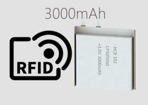 China 3V 5.2Mm 3000mAh CP505050 Rfid Battery wholesale