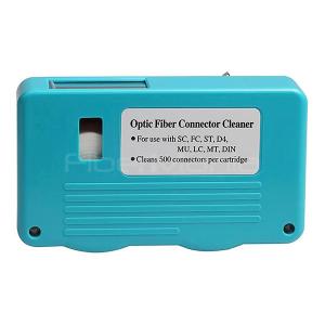 China Blue Fiber Optic Cassette Cleaner Fiber Connector Cleaning Tools For LC/SC/ST/FC/MU/MPO/MTRJ wholesale