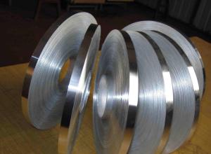 China Thin Aluminium Metal Strips AA1235 / 8011 H14 / H16 Min 20mm Width Heat Insulation wholesale