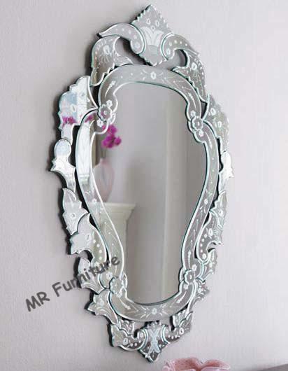 Quality Baroque Design Venetian Bevelled Mirror , MDF Back Venetian Floor Mirror for sale