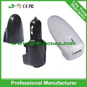 China 2015 new design 2 in 1 travel charger and car charger cell phone car charger wholesale