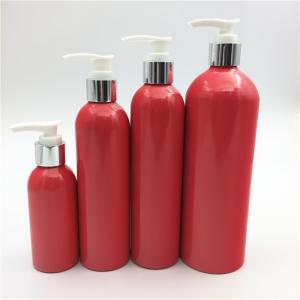China Pressure Pump Red Aluminum Spray Bottles 3.4oz 100ml 24mm Red 24/410 wholesale