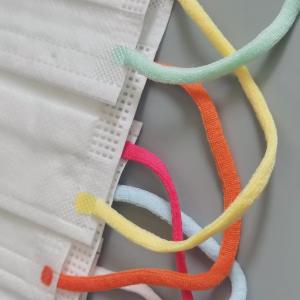 China 5mm Flat Soft Elastic Ear Loops Band Fluffy Face Mask Accessories 5mm 6mm wholesale