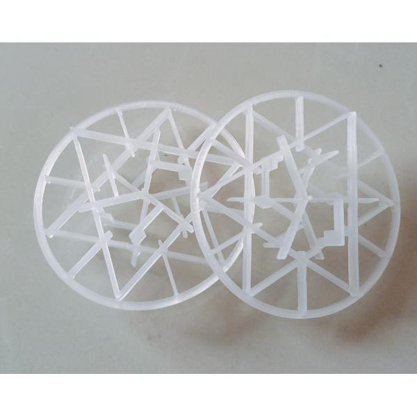 Plastic Snowflake Ring Column Packing 90mm For HCl Absorption In Various Processes