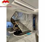 Calcite Marble Stone Luxury Polished Borders for Living Room Wall Backsplash