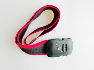 China Fashion TSA Luggage Strap Lock TSA 329 PC Material Adjustable With 2 Keys wholesale