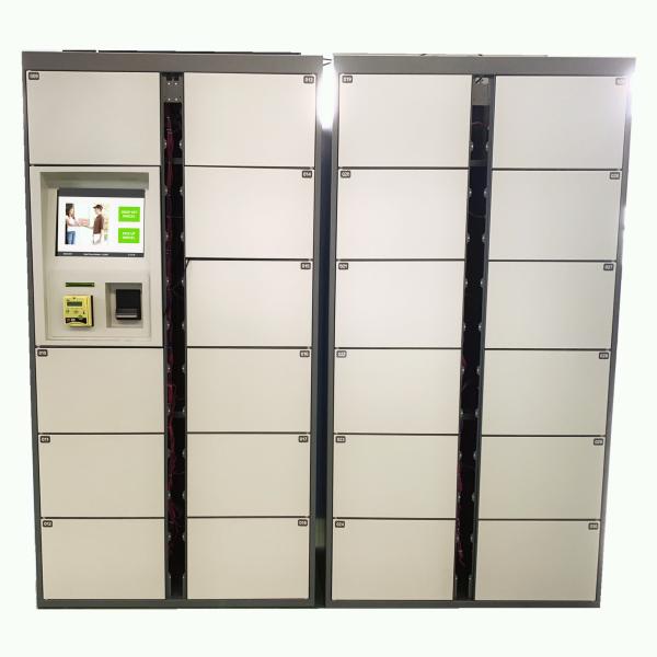 18 Door Supermarket Specific Use Luggage Lockers Customize Cold Rolled Steel
