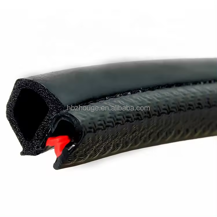 Customer Drawings Bubble Rubber U-Shaped Sealing Strips For Soundproofing Car Doors
