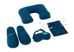 Simple Airplane Travel Kits Inflatable Neck Pillow Eye Mask Closed toe Slippers