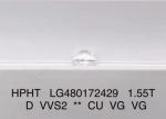 1.55 Ct D VVS2 VG Lab Grown Diamond Jewelry HPHT Square Cushion Cut Diamond