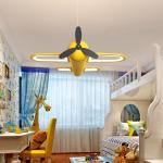 Children's Led Pendant Lamp Airplane Nordic Hanging kids room decoration boys(WH