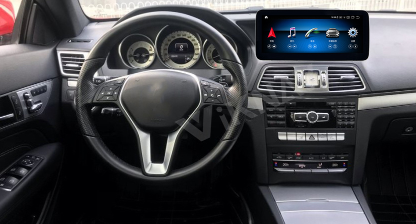 12.3inch android car radio for Mercedes BenzE Class W212 2009 2015 wireless carplay
