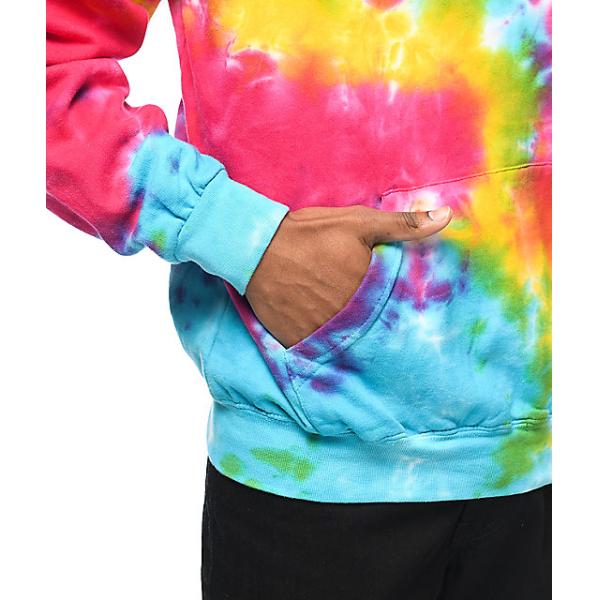 Winter Personalized Tie Dyed Oversized Drawstring Hoodie