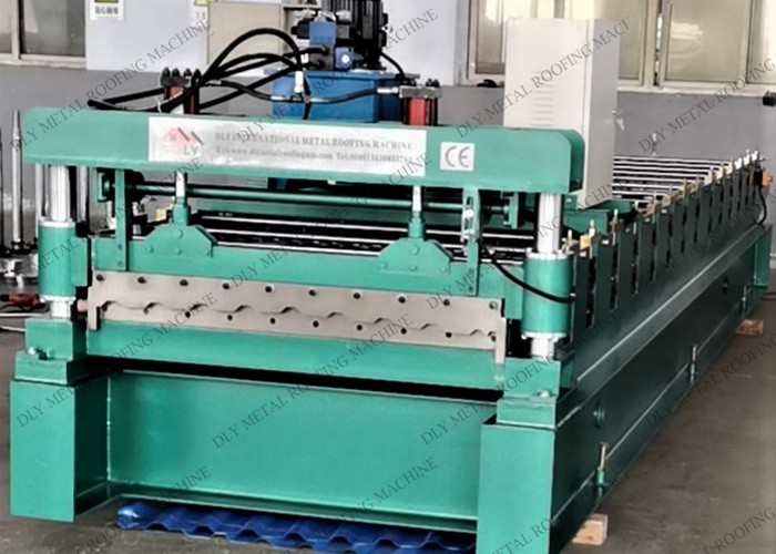 Cr12 Plc Corrugated Roll Former For Galvanized Sheet