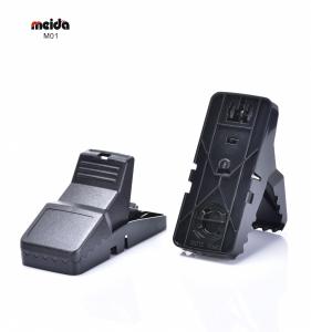 China Carton Size 41*37*24cm Product Size 11*5*4cm Home Indoor Black Plastic Mouse Traps wholesale