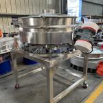 Stainless Steel Straight-line Vibrating Screen Machine For Industrial And Food