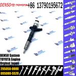 1KD-FTV 295050-0080 Nozzles Common Rail Fuel Injector 295050-0083 295050-0084